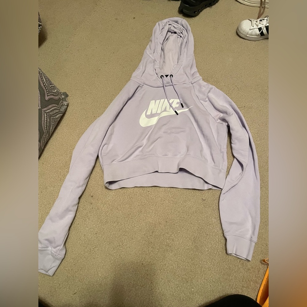 Cropped nike hoodie